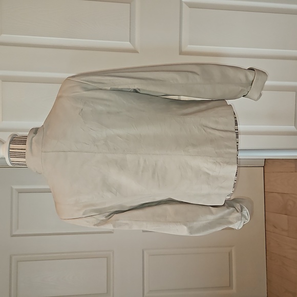 PREGO Designer Leather Women Jacket %100 Geniun lamp leather Beige Size XXL - Picture 4 of 12